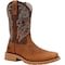 Rocky Waterproof Western Boot, 7.5 M, Leather, 12 in H, Bronze Brown RKW0438 - alternate 1